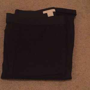 H&M dark green jeggings